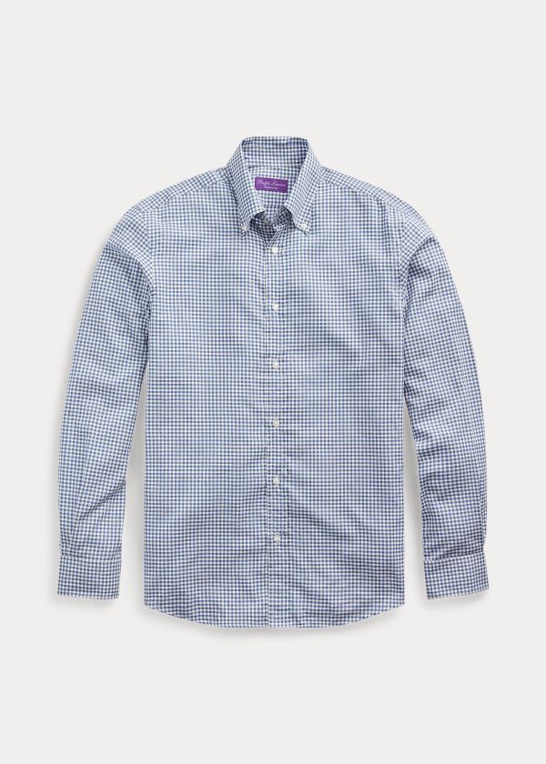 Camisa Ralph Lauren Gingham Homem 47082-OTZC